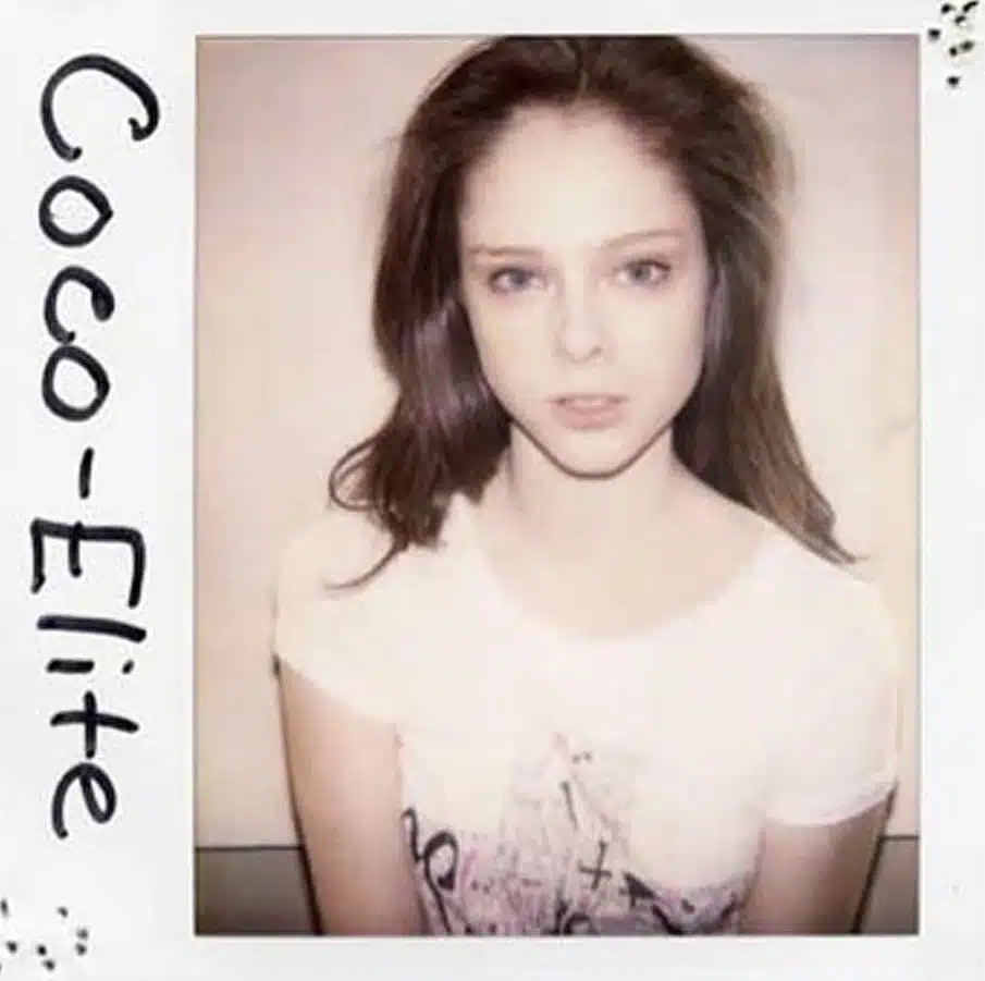 A polaroid picture of coco elite